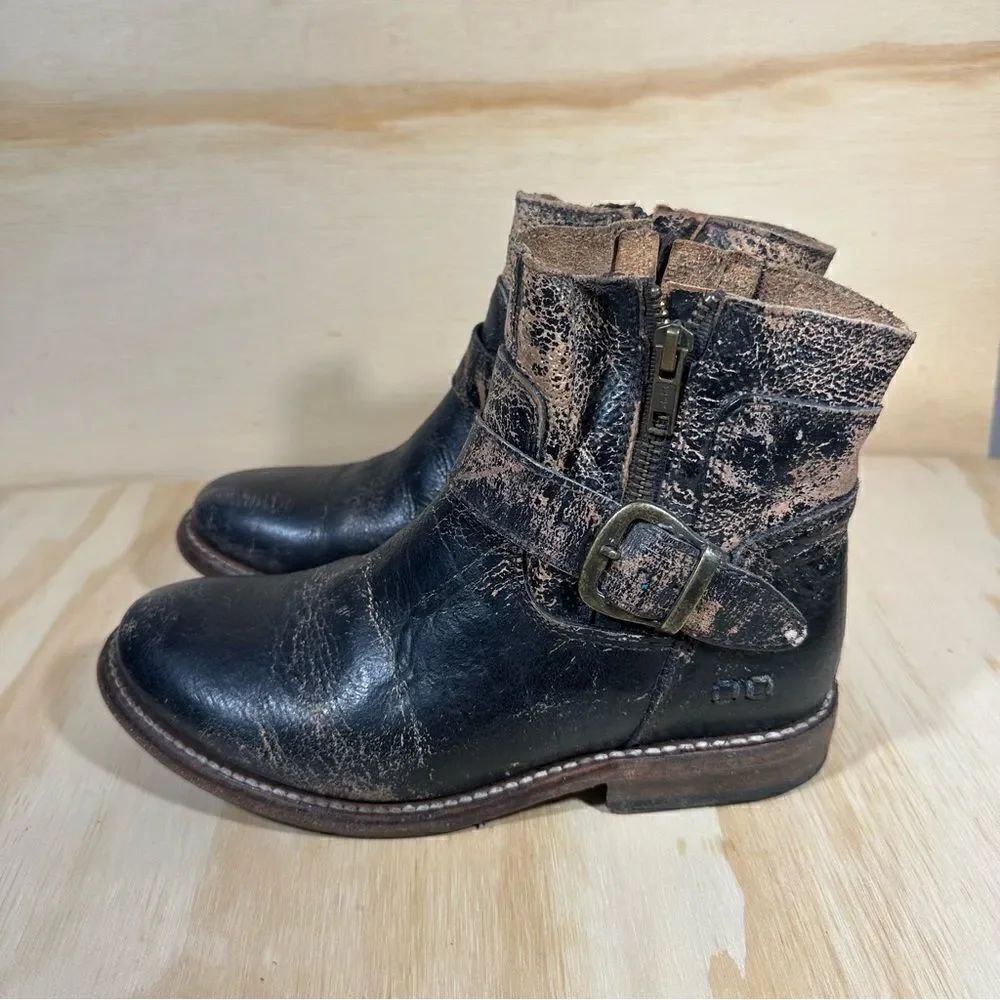 Bed Stu Becca Cobbler Series Leather Ankle Boots Women’s Size 6.5